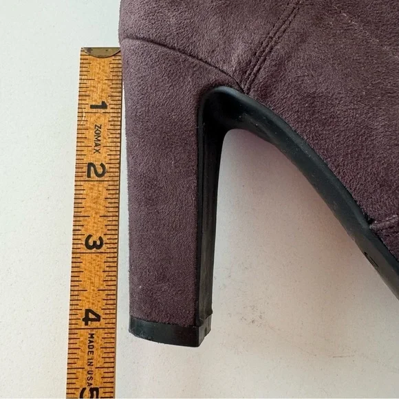 Unisa Sanyia Brown Micro Suede Over the Knee High Heel Boots Size 10 - Picture 12 of 12